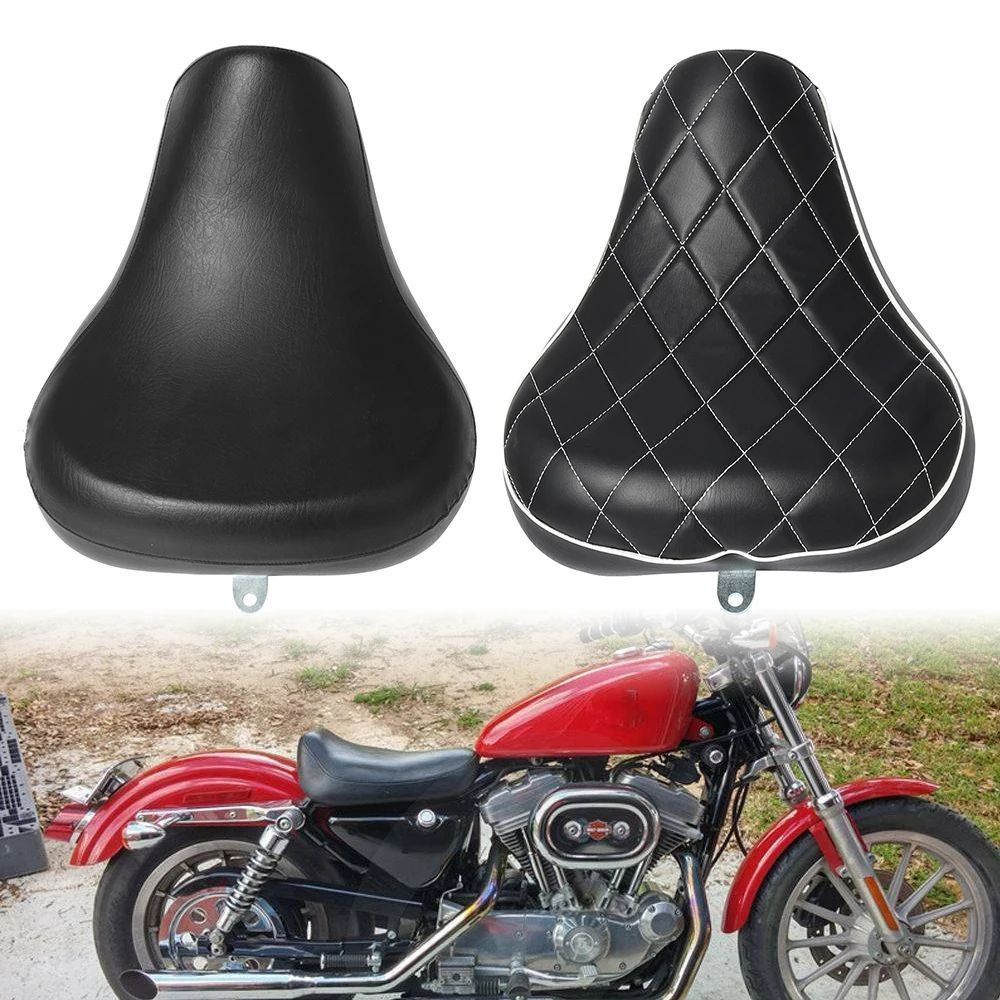 DRIVER RIDER SOLO SEAT MOTORCYCLE PAD HARLEY SPORTSTER 1200 FORTY EIGHT 48 72 1983-2003