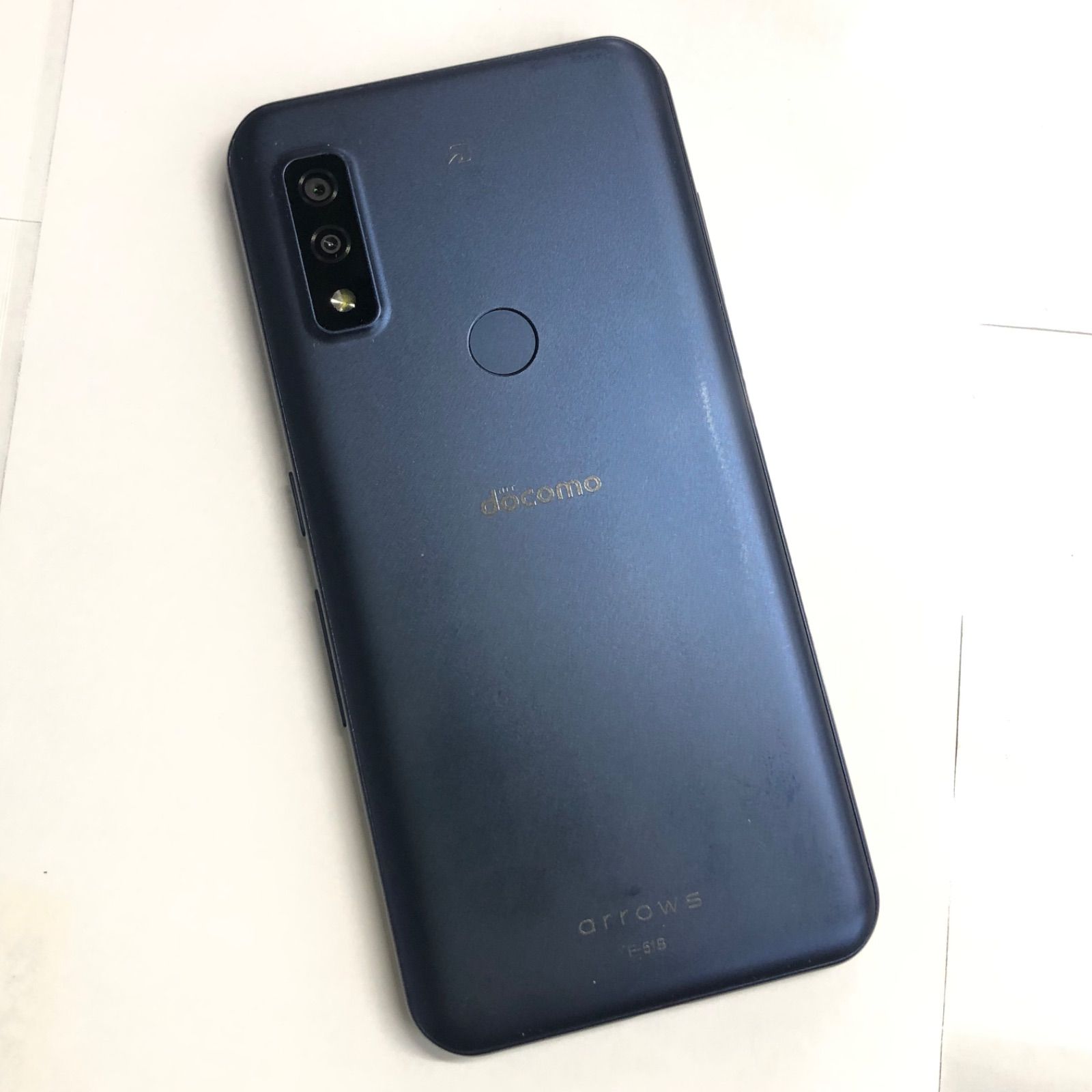 【訳あり品】arrows We docomo SIMロック解除済 64GB F-51B ネイビー【保証なし】
