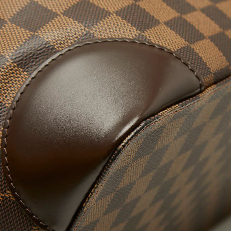 ルイ ヴィトン ダミエ ハムステッドGM トートバッグ ショルダーバッグ N51203 ブラウン PVC レザー レディース LOUIS VUITTON【228-77061】