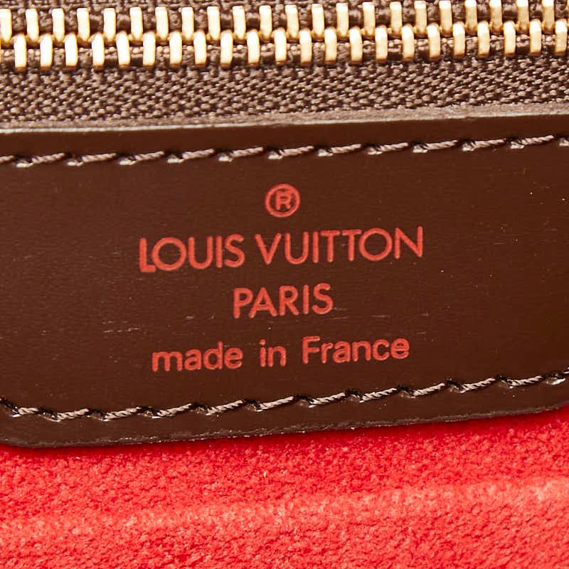 ルイ ヴィトン ダミエ ハムステッドGM トートバッグ ショルダーバッグ N51203 ブラウン PVC レザー レディース LOUIS VUITTON【228-77061】