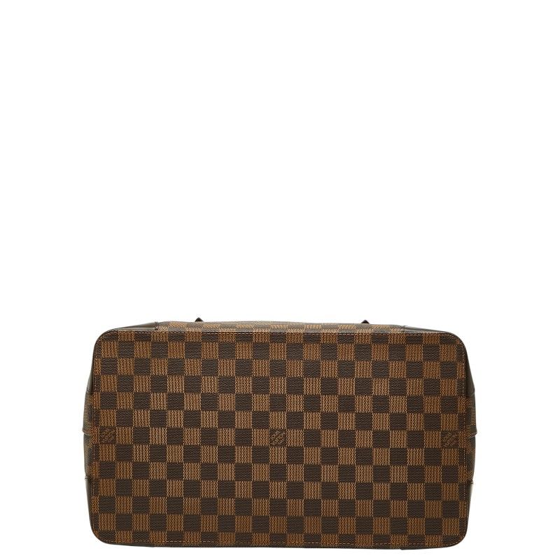 ルイ ヴィトン ダミエ ハムステッドGM トートバッグ ショルダーバッグ N51203 ブラウン PVC レザー レディース LOUIS VUITTON【228-77061】