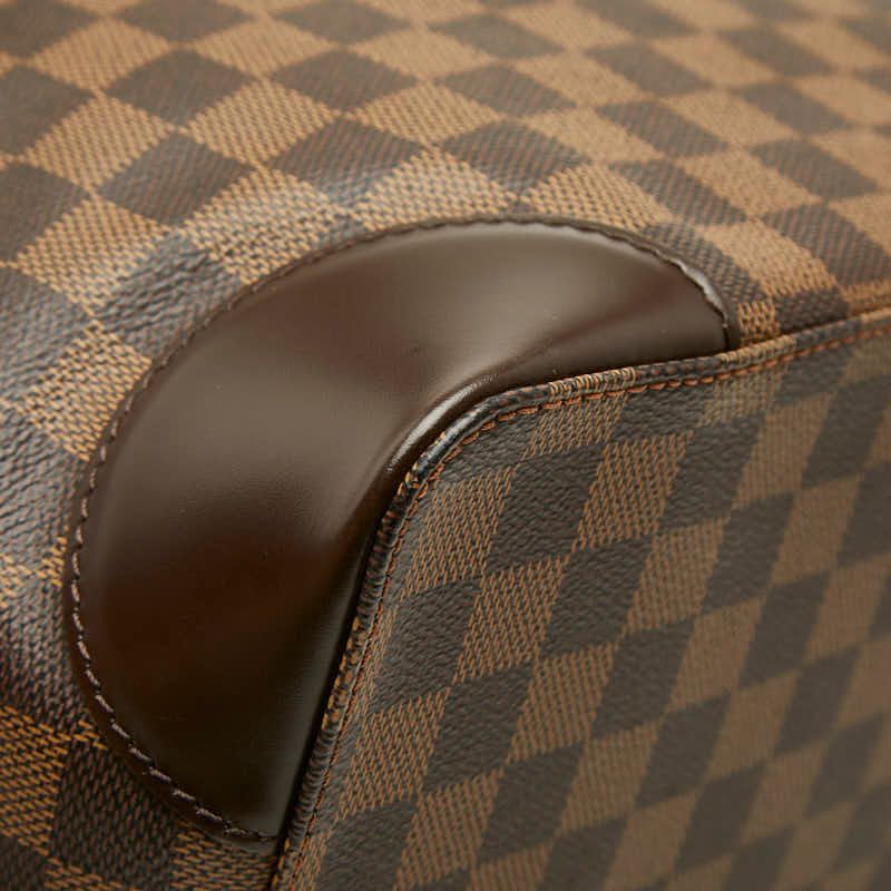 ルイ ヴィトン ダミエ ハムステッドGM トートバッグ ショルダーバッグ N51203 ブラウン PVC レザー レディース LOUIS VUITTON【228-77061】