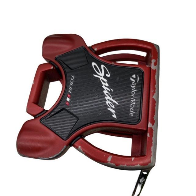 【中古】 テーラーメイド Spider Tour RED 34インチ パター PT スチール (フレックスその他) メンズ 男性用 右利き 右用 Dランク ゴルフクラブ