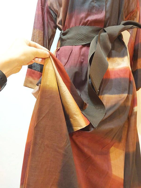 【未使用・新品】【公式正規取扱い】KILTIE(キルティ) ドレス シャツドレス ロングワンピース シャツワンピ グラデーション