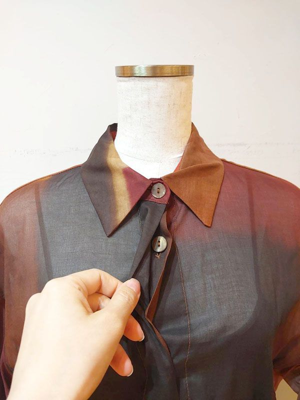 【未使用・新品】【公式正規取扱い】KILTIE(キルティ) ドレス シャツドレス ロングワンピース シャツワンピ グラデーション