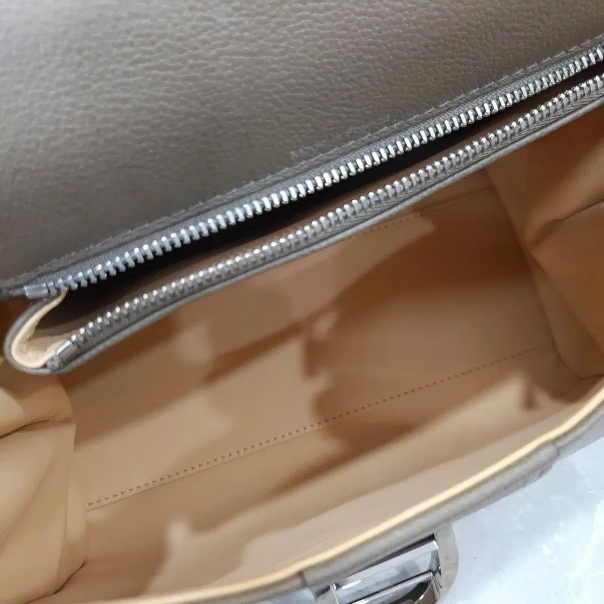 Delvaux (デルヴォー) Brioche PM Rodeo Calfskin Taupe AA0569