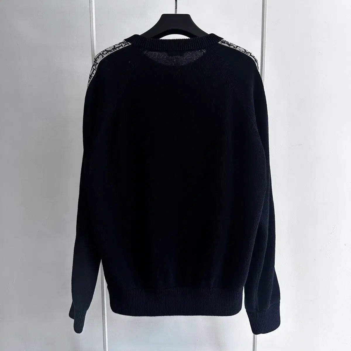 ディオール インサート サイドライン ニット ネイビー / XL