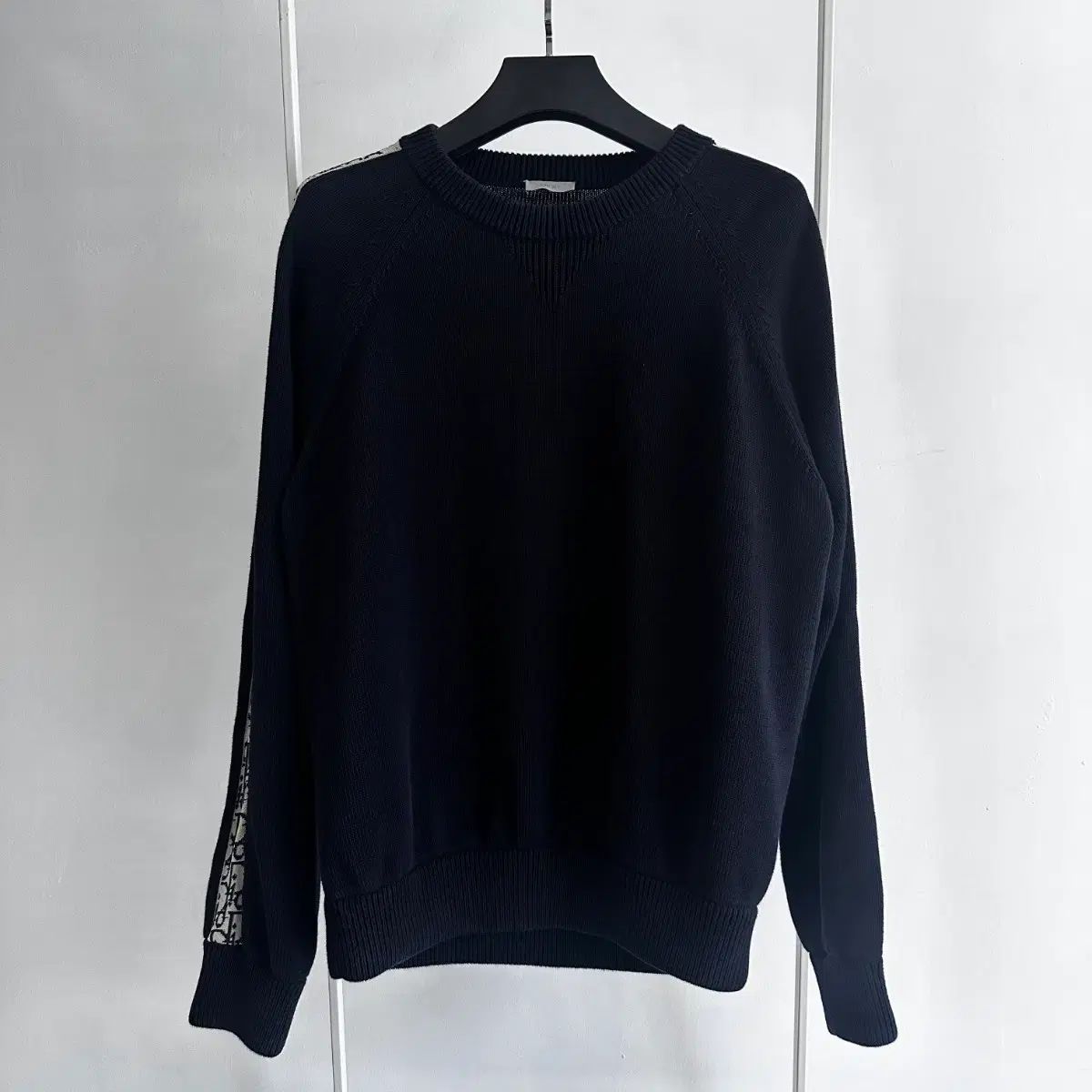 ディオール インサート サイドライン ニット ネイビー / XL