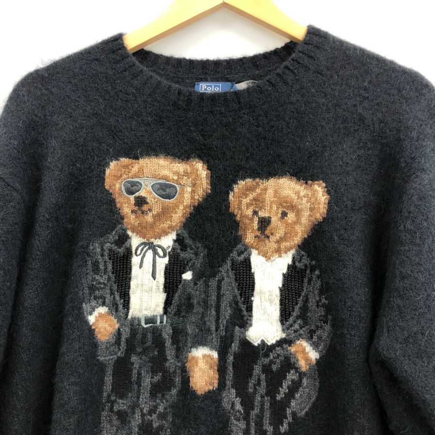 ポロ ラルフローレン ニット 刺繍 ウール×カシミヤ キャメル【AFB17】 ポロ ラルフローレン ニット 刺繍 ウール×カシミヤ キャメル【AFB17】
