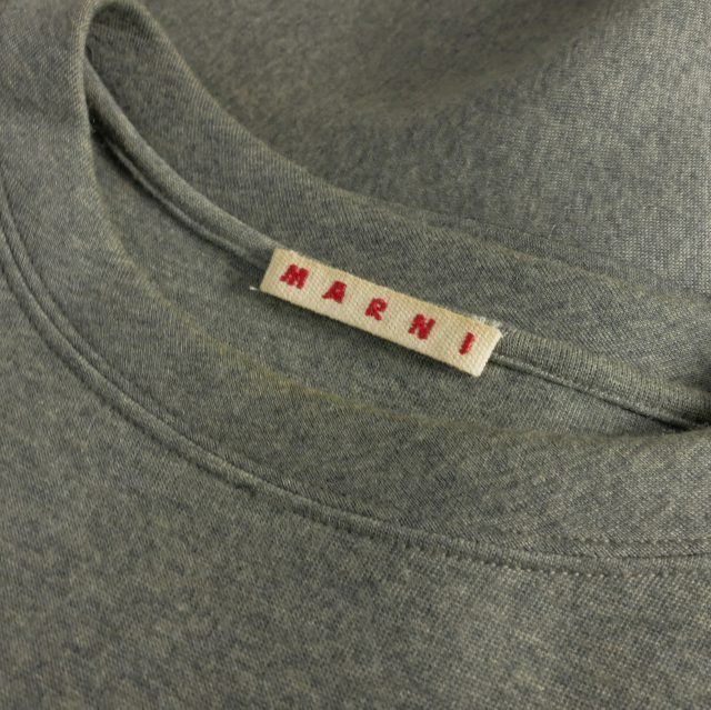 マルニ MARNI ウールナイロン クルーネックスウェット トップス 36 グレー W16FLMAU22D00TW668-00N38 国内正規