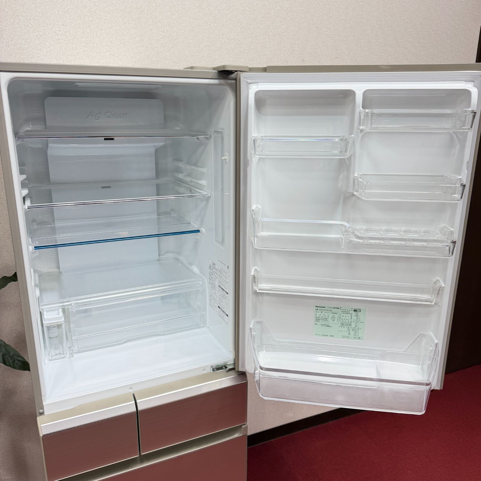 東京23区送料無料 超美品パナソニック5ドア大型冷蔵庫411L 2016年製 