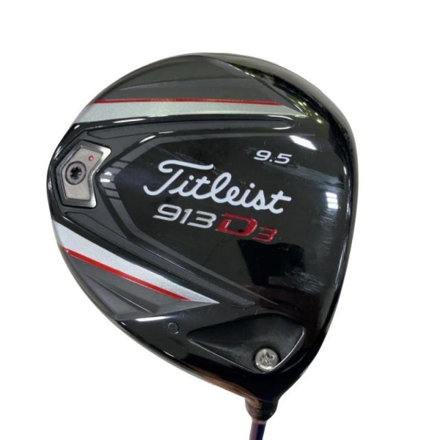 【中古】 タイトリスト 913 D3 9.5° ドライバー DR Diamana B60 (フレックスS) メンズ 男性用 右利き 右用 Cランク ゴルフクラブ