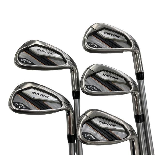 【中古】 キャロウェイ MAVRIK 5S アイアンセット IR 純正特注シャフト (フレックスSR) メンズ 男性用 右利き 右用 Cランク ゴルフクラブ