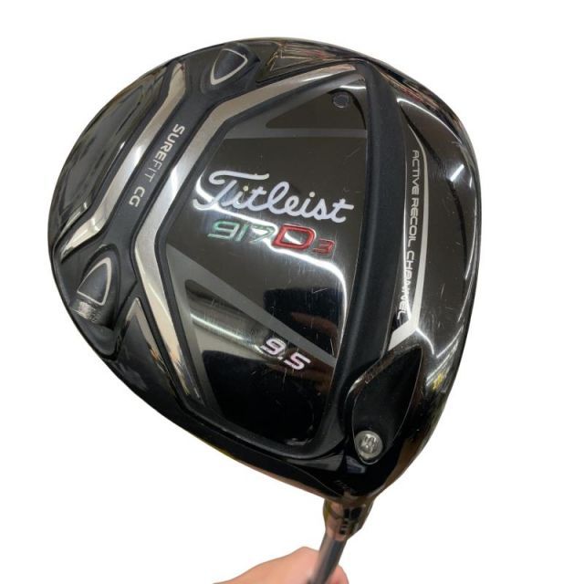 【中古】 タイトリスト 917 D3 9.5° ドライバー DR 純正特注シャフト (フレックスX) メンズ 男性用 右利き 右用 Cランク ゴルフクラブ