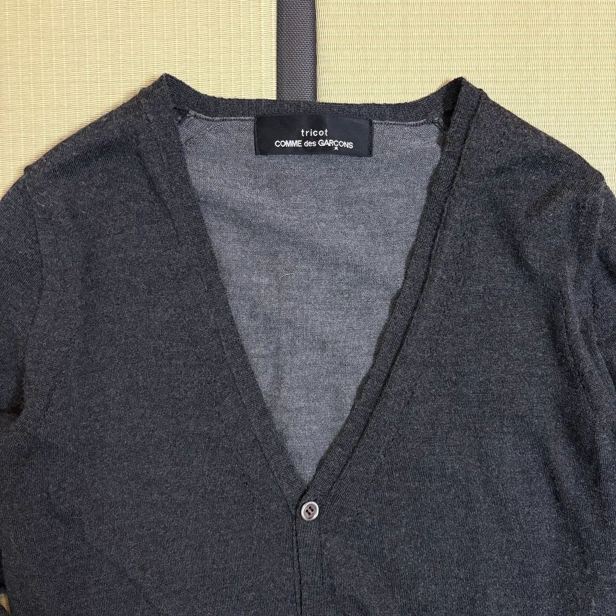 COMME des GARCONS バイカラー カーディガン