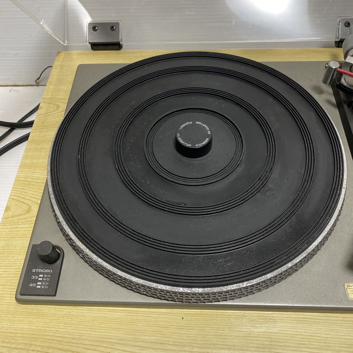 ジャンク 現状 PIONEER パイオニア PL-A58 ターンテーブル レコード