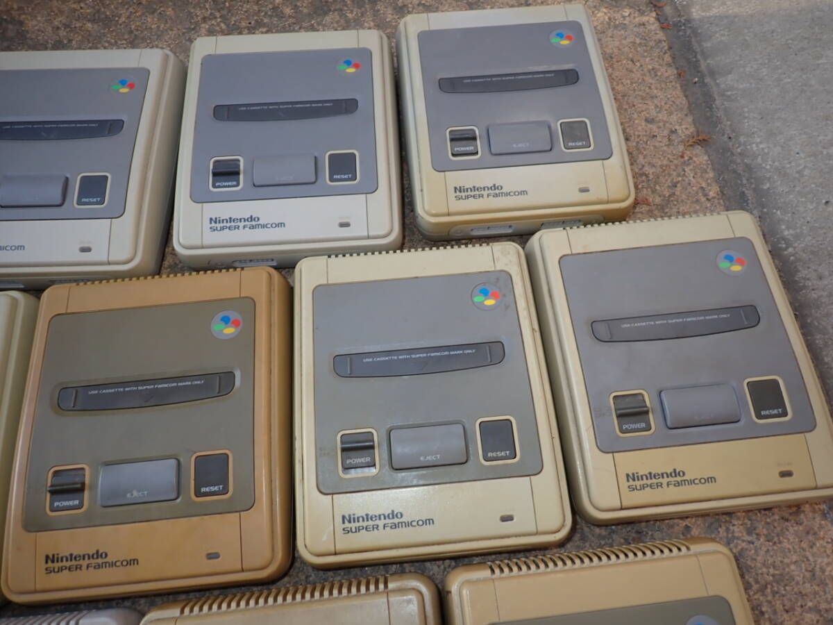 SFC スーパーファミコン 本体 10台 まとめて セット 動作未確認 SFC スーパーファミコン 本体 10台 まとめて セット 動作未確認