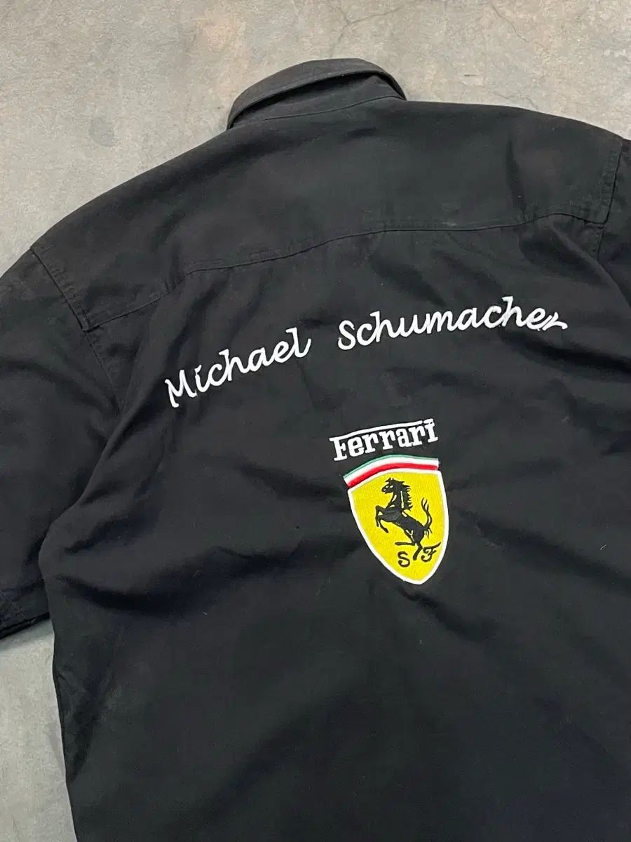Ferrari(フェラーリ) パッチ レーシング 半袖 シャツ
