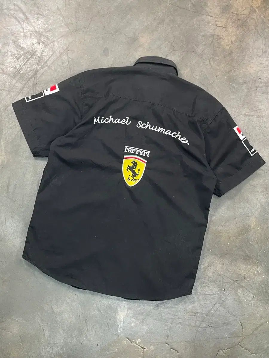 Ferrari(フェラーリ) パッチ レーシング 半袖 シャツ