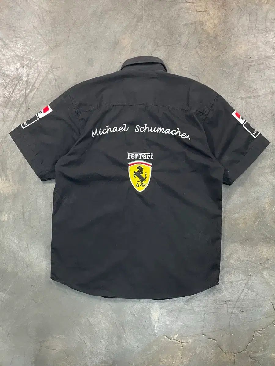 Ferrari(フェラーリ) パッチ レーシング 半袖 シャツ