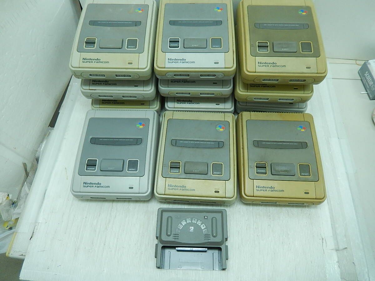 ＤＫ４９■※ジャンク　未チェック■ニンテンドー■スーパーファミコンなど■ＳＨＶＣ−００１■大量　まとめて■１３点■NINTENDO■(140