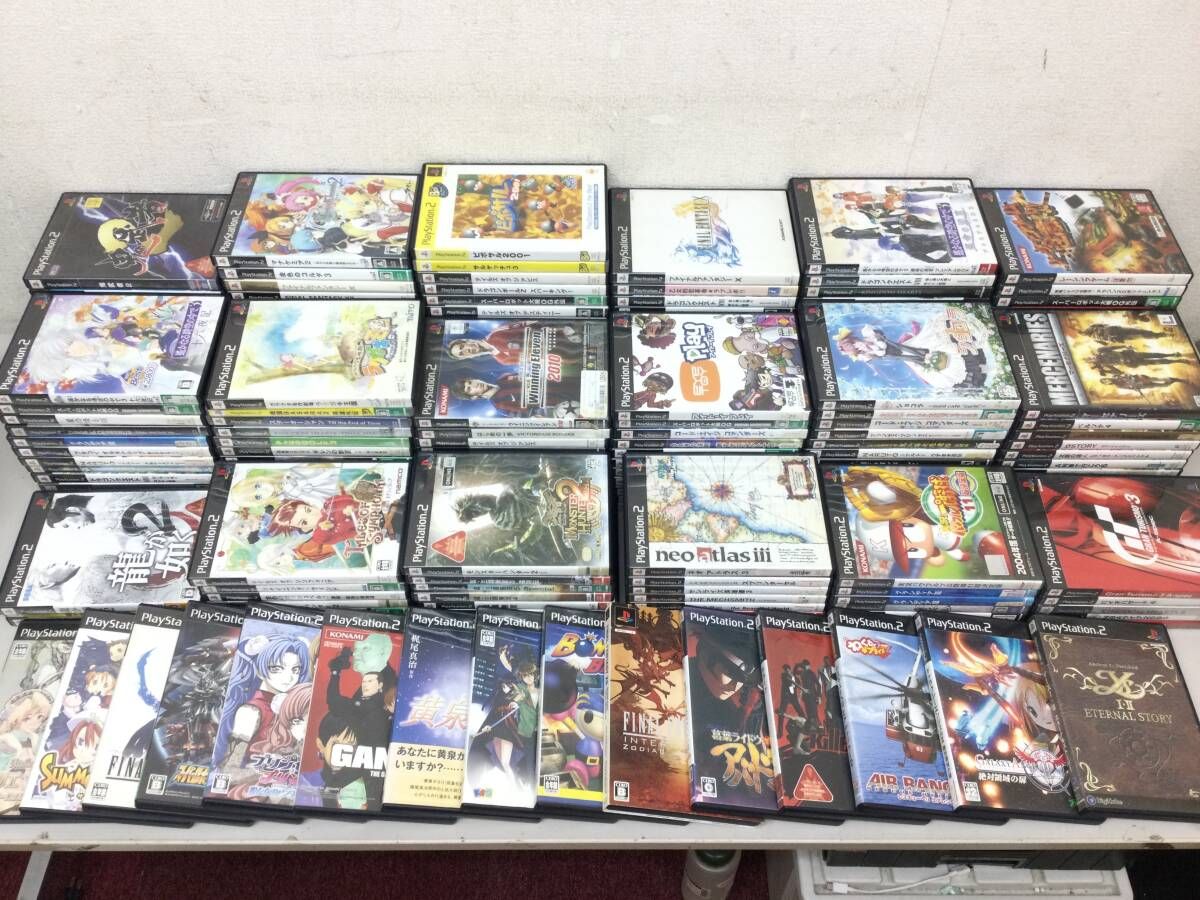 PS2 ソフト 約200本 まとめ ガンツ イース FF キラー7 レスキューヘリエアレンジャー2 式神の城 七夜月幻想曲 ボンバーマンバトルズ 他