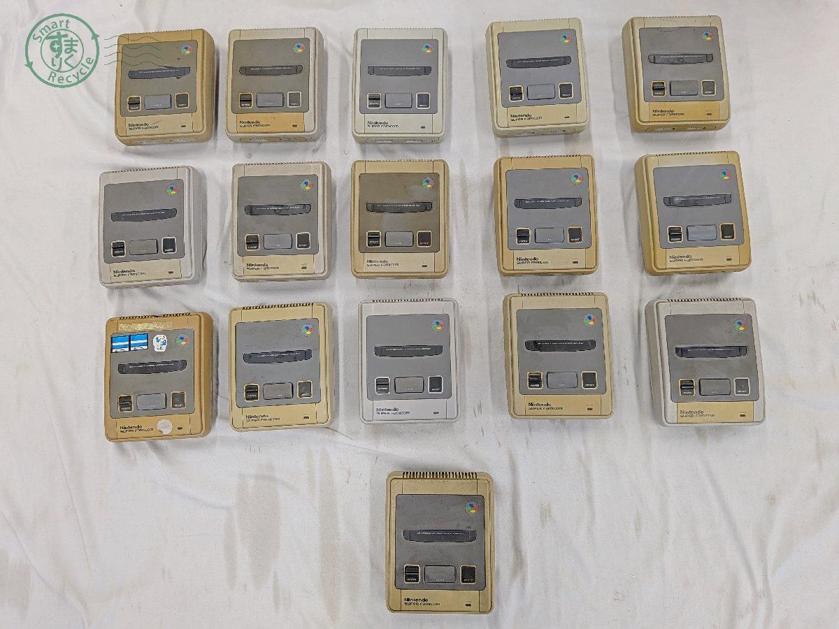CC0100587　■ NINTENDO 任天堂 スーパーファミコン 本体 15点以上 まとめ売り テレビゲーム 一部破損あり 中古品 現状品 同梱不可