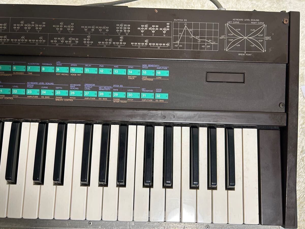 通電 音出し確認済】 YAMAHA ヤマハ DX7 シンセサイザー キーボード