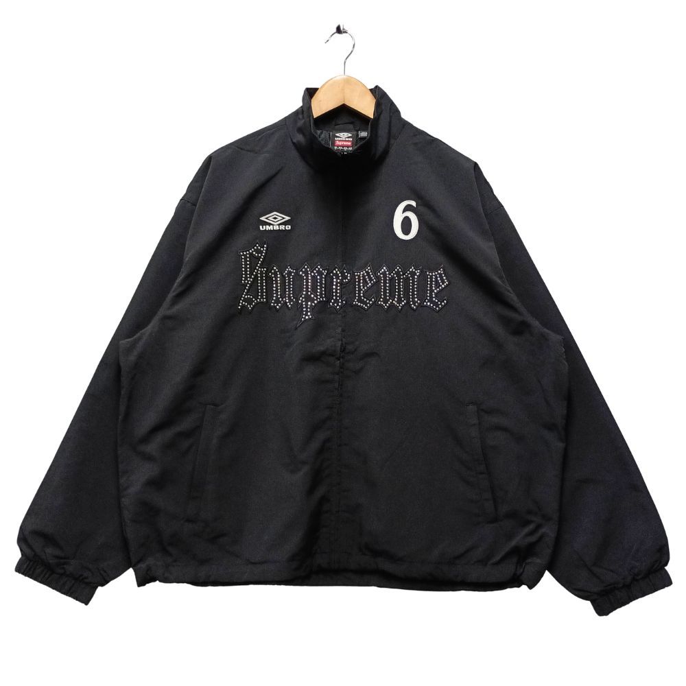Supremeシュプリーム Umbro トラックジャケット 26SS Lサイズ SUPREME シュプリーム 26SS Umbro Rhinestone Track Jacket アンブロ