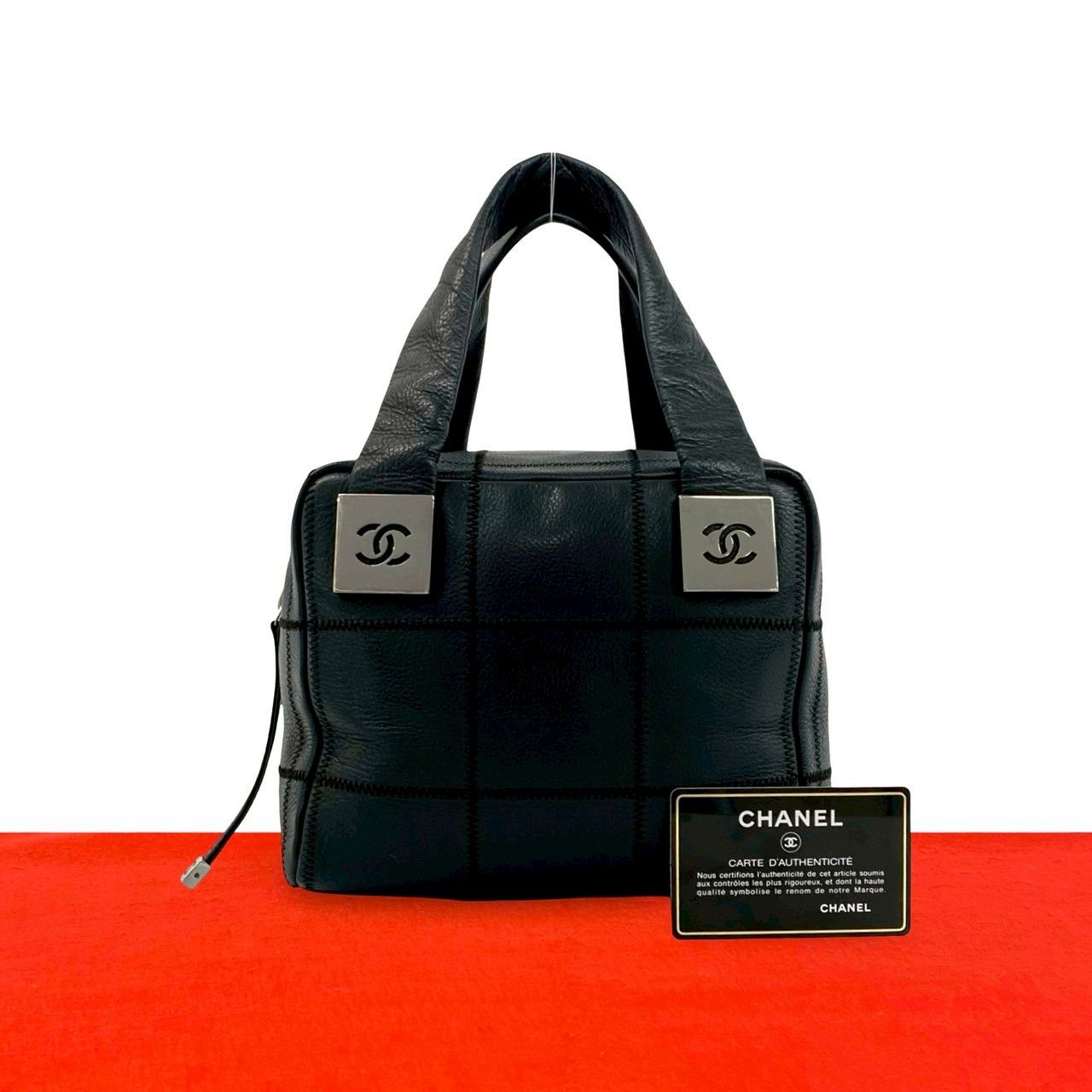 極 美品 カード シール有 8番台 CHANEL シャネル チョコバー キャビア