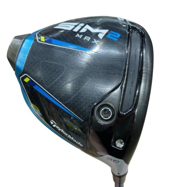 【中古】 テーラーメイド SIM2 MAX 9° ドライバー DR 純正特注シャフト (フレックスS) メンズ 男性用 右利き 右用 Cランク ゴルフクラブ