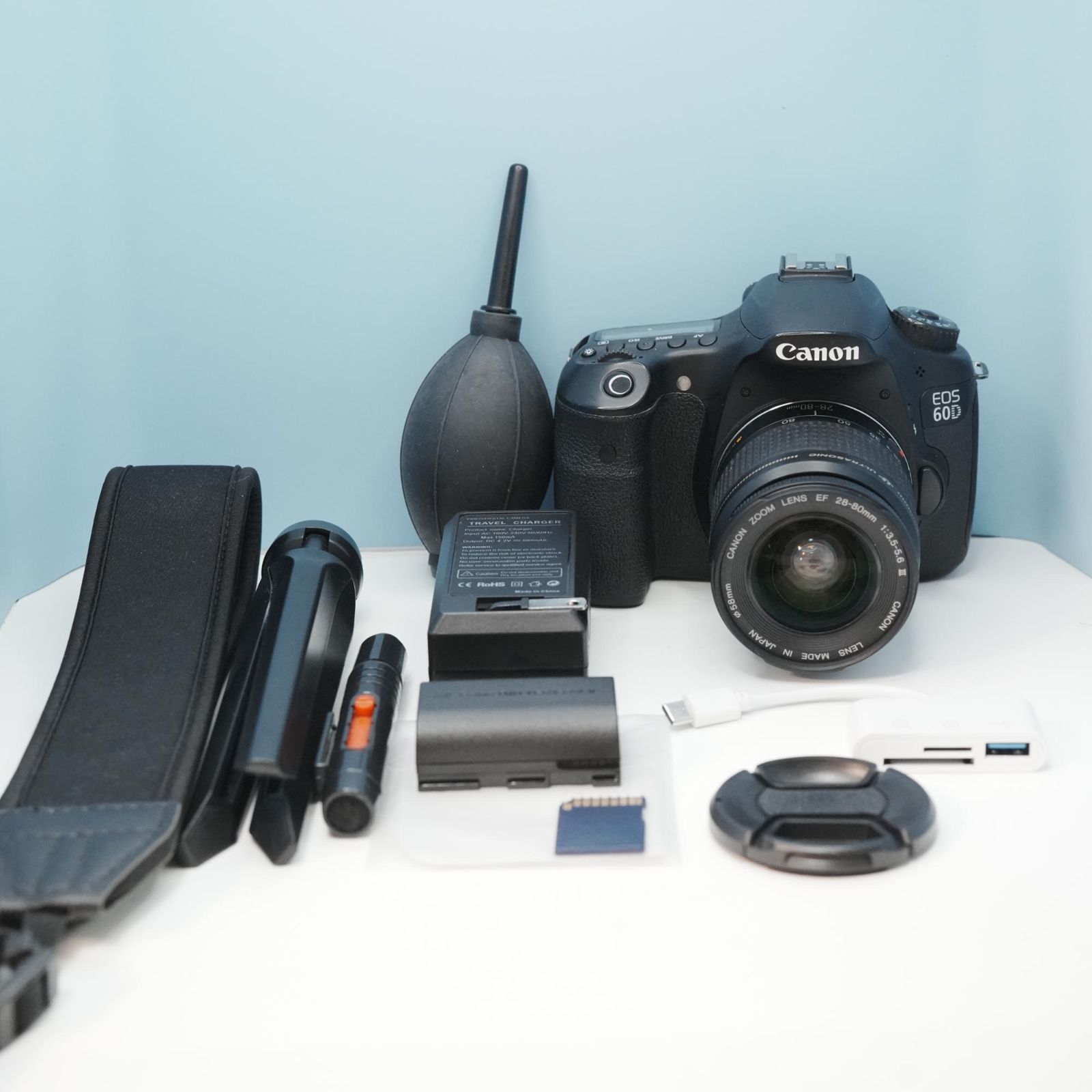 Canon EOS 60D 一眼レフ スマホ転送OK フルセット a6860 - メルカリ