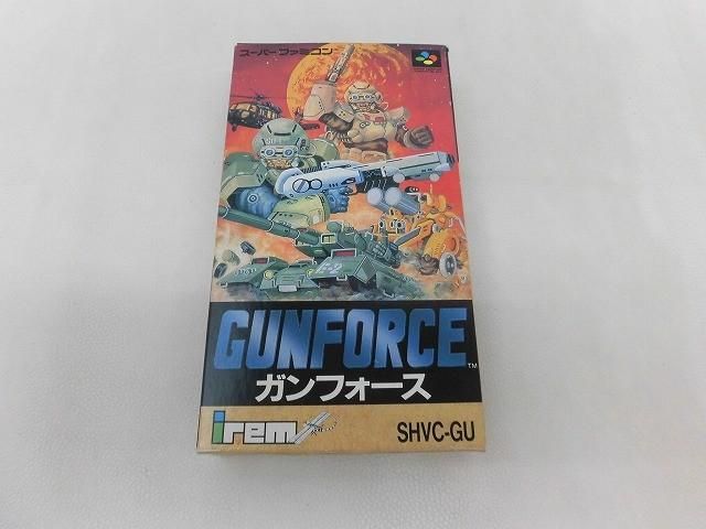 中古品 ゲーム スーパーファミコン ソフト ガンフォース 箱付き - メルカリ