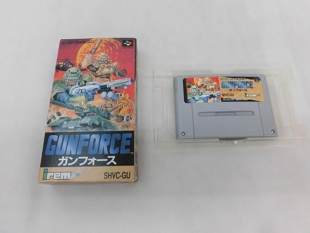 中古品 ゲーム スーパーファミコン ソフト ガンフォース 箱付き - メルカリ