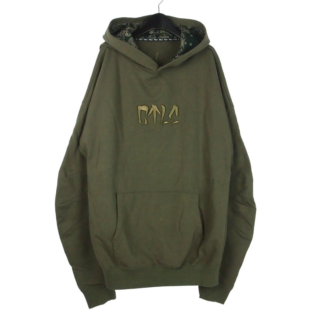 カタリスト CVTVLIST OSK Limited 大阪店限定 Usual Hoodie 3Dロゴ スウェット パーカー 2 緑 カーキ 2201020302