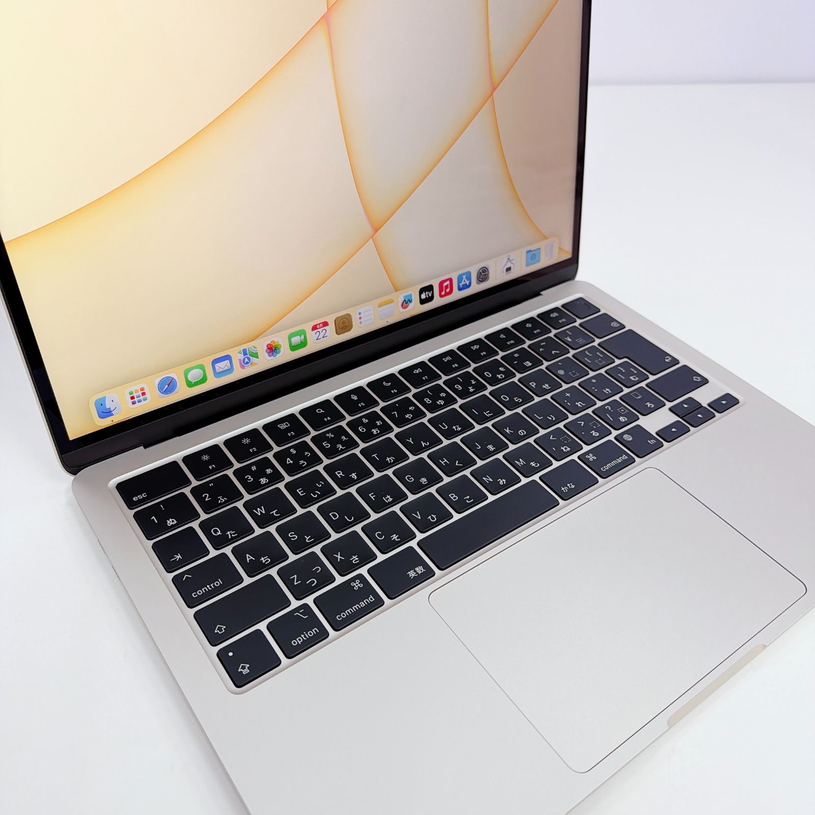 美品】MacBook Air M2 16GB 512GB スターライト - メルカリ