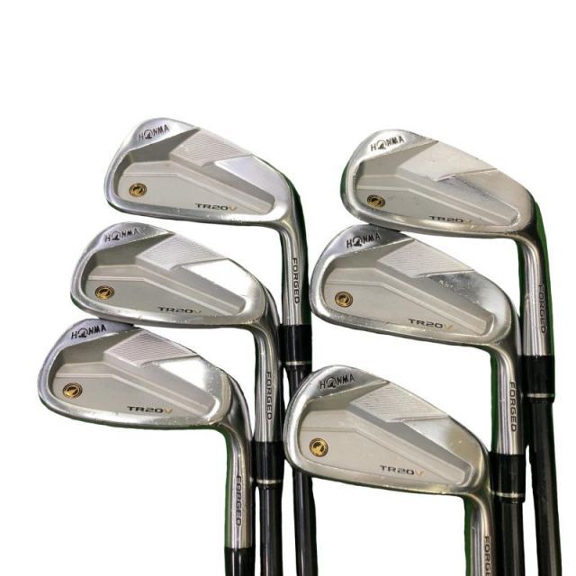 【中古】 本間ゴルフ TOUR WORLD TR20V 6S アイアンセット IR NS PRO MODUS3 FOR T//WORLD (フレックスS) メンズ 男性用 右利き 右用 Cランク ゴルフクラブ