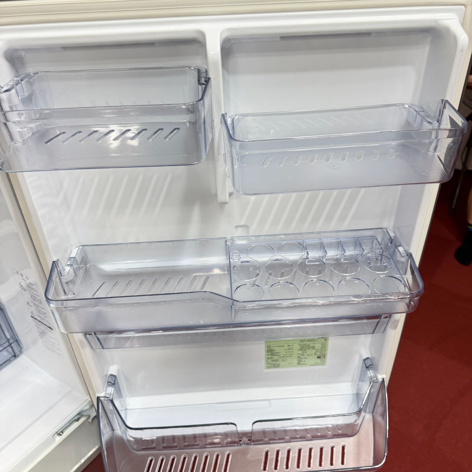 東京23区送料無料 超美品アクア4ドア冷蔵庫大型355L 洗浄/除菌済み