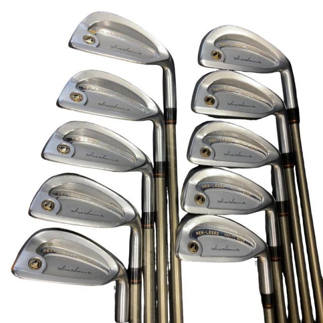 【中古】 本間ゴルフ NEW LB-280 黒七宝 10S アイアンセット IR 4S NEW SUPER LIGHT TITANIUM CARBON (フレックスその他) メンズ 男性用 右利き 右用 Cランク ゴルフクラブ