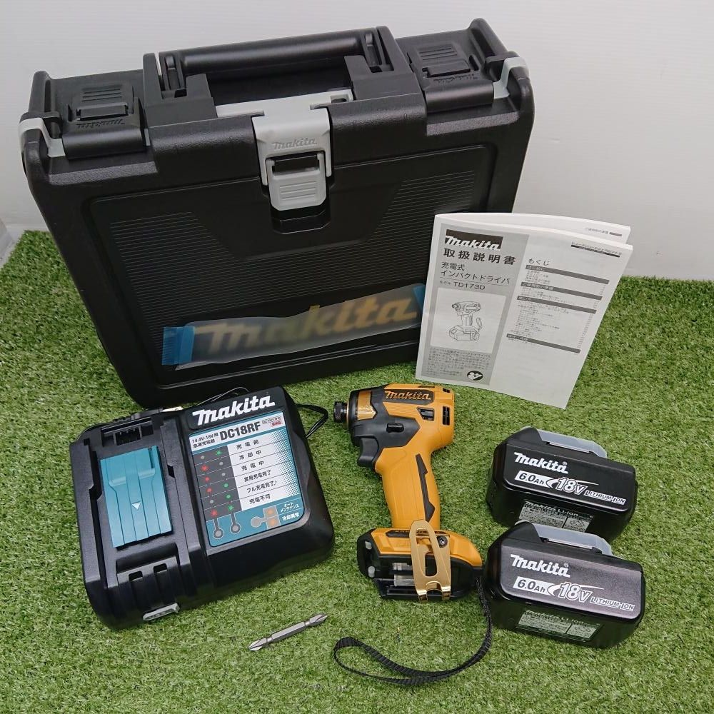 【未使用品】 マキタ TD173DGXPY 充電式インパクトドライバー20周年モデル 18V プレミアムイエロー フルセット [6618]