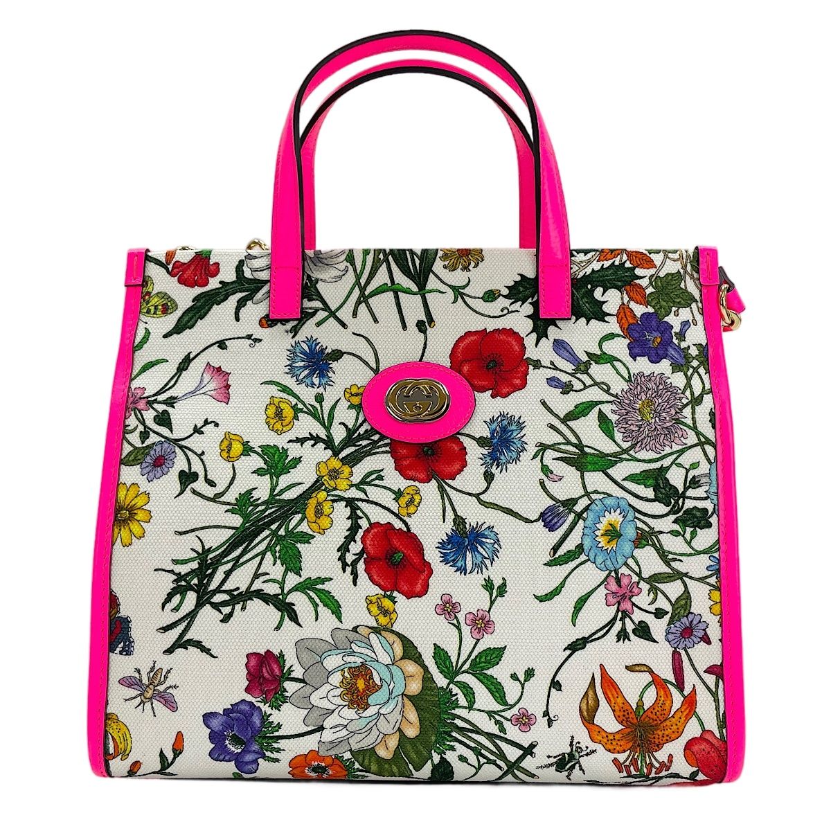 GUCCI グッチ ハンドバッグ フローラ 2WAY【中古】 - メルカリ
