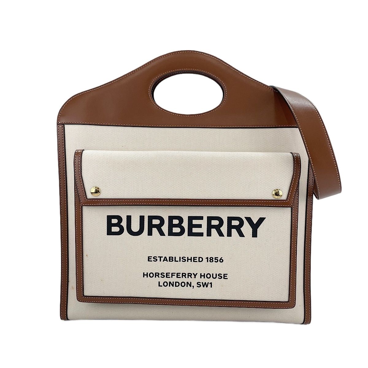 BURBERRY バーバリー トートバッグ ミニポケット 2WAY【中古】