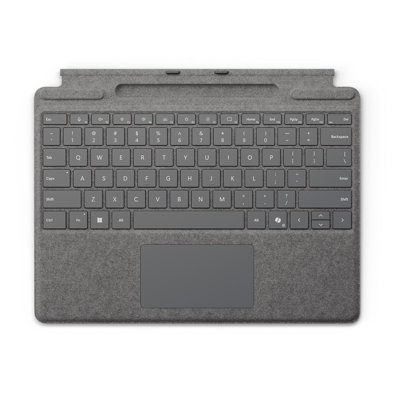 マイクロソフト Surface Pro キーボード（ペン収納付き/スリム ペン別売り）/ プラチナ / 8XA-00256