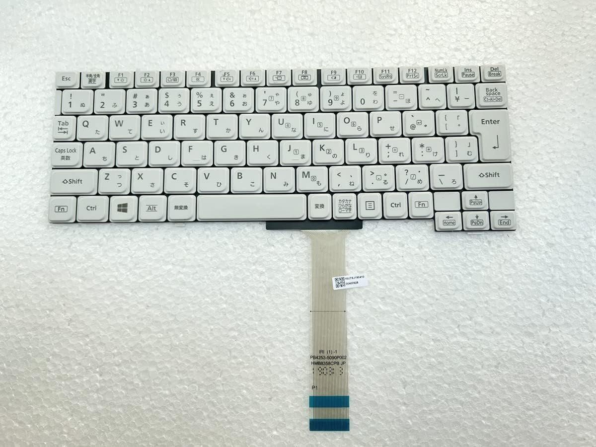 WJZX(忠興部品です)適用する パナソニック Let's note CF-SZ5 CF-SZ6 CF-SV7 CF-SV8 シリーズ 全機種 日本語キーボード HMB8358CPA11 HMB8358CPB11 HMB8358CPC11 白色 (ホワイト)修