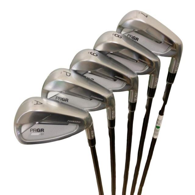 【中古】 プロギア PRGR 03 5S アイアンセット IR Diamana FOR PRGR(2022 IR) (フレックスSR) メンズ 男性用 右利き 右用 Bランク ゴルフクラブ