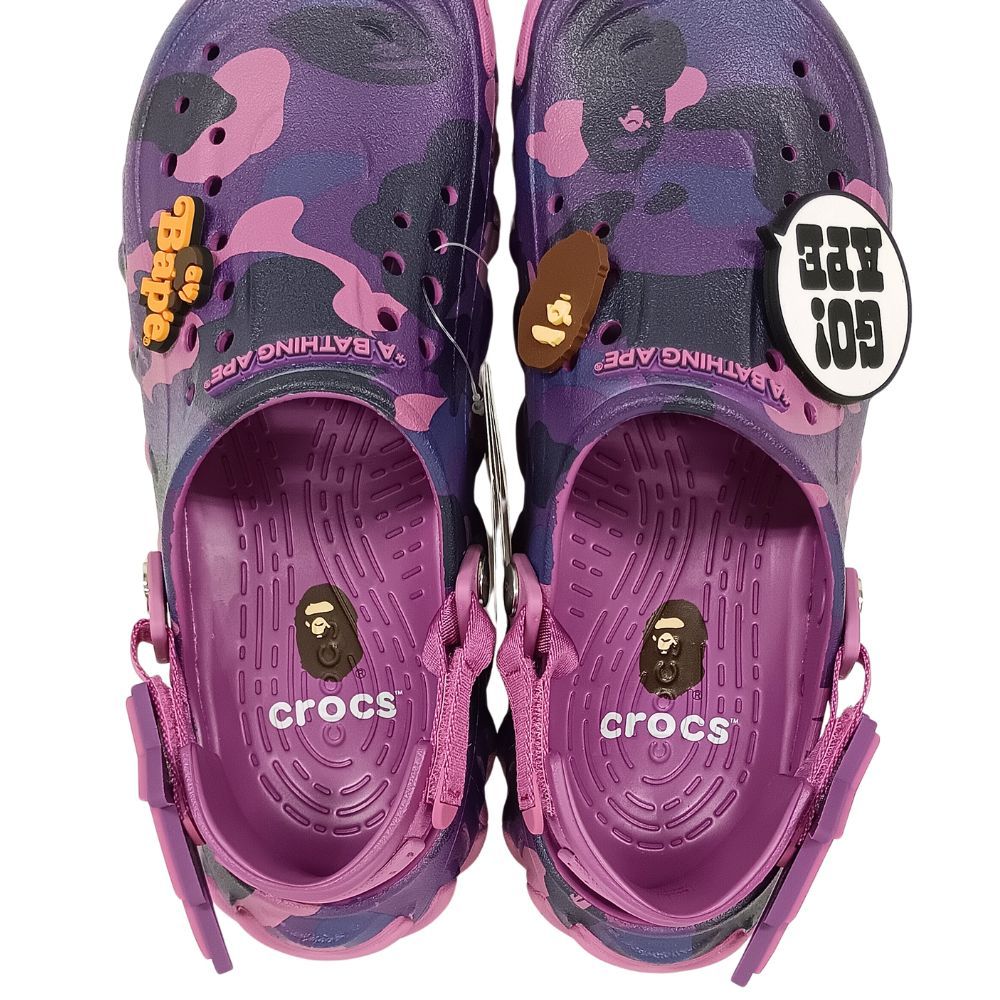 A BATHING APE アベイシングエイプ × Crocs クロックス Echo RO Clog