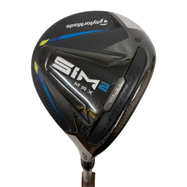【中古】 テーラーメイド SIM2 MAX 5W フェアウェイウッド FW Speeder 661 EVOLUTION VII (フレックスS) メンズ 男性用 右利き 右用 Cランク ゴルフクラブ