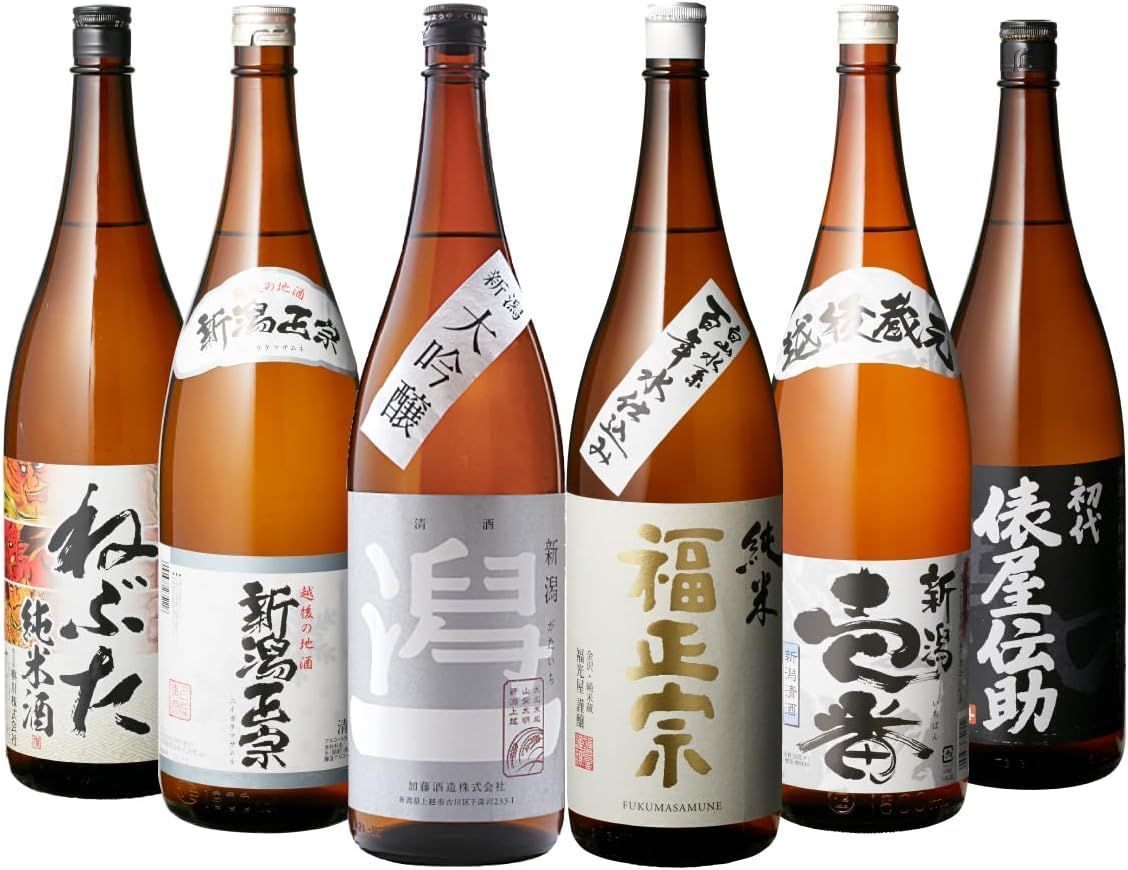 ● 日本酒 飲み比べ 特得セット大吟醸 純米酒 冷酒 地酒 辛口 1.8L 6本 　X0016324NL/004251