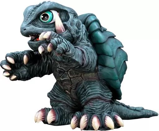 【中古】フィギュア デフォルメ ガメラ 復刻版 「ガメラ 大怪獣空中決戦」 1/250 NANKOKU FACTORY MIDDLE size series ソフビキット