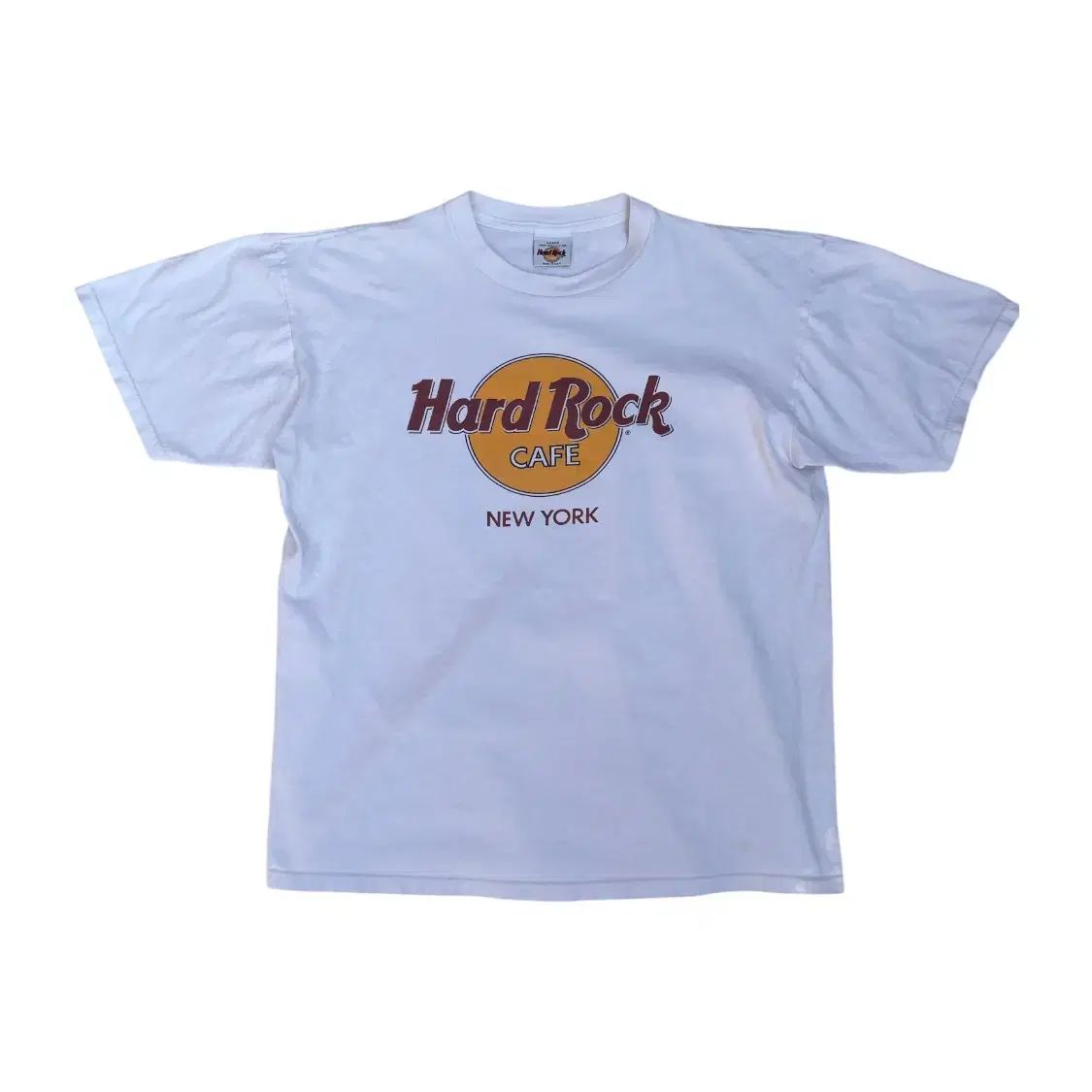 L Made USA ハードロック カフェ NEW YORK グラフィック 半袖 Tシャツ e41